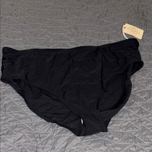 NWT St Johns bay Classic Black Swim Bottoms 22w women’s